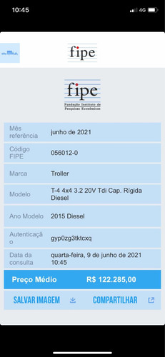 Troller T4 2015 3.2 2p