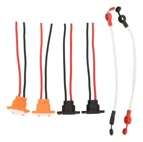 Cable De Carga Para Bicicleta Eléctrica - 90 Cm, Con Indicador LED - Compatible Con Enchufe Pared, Protección Sobrecarga