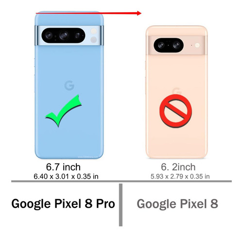 Estuche Protector Antichoque Alpha Para Google Pixel 8 Pro