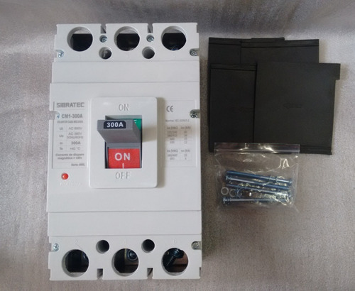 Disjuntor Caixa Moldada 350a 85ka Proteção Cm1-400l Sibratec