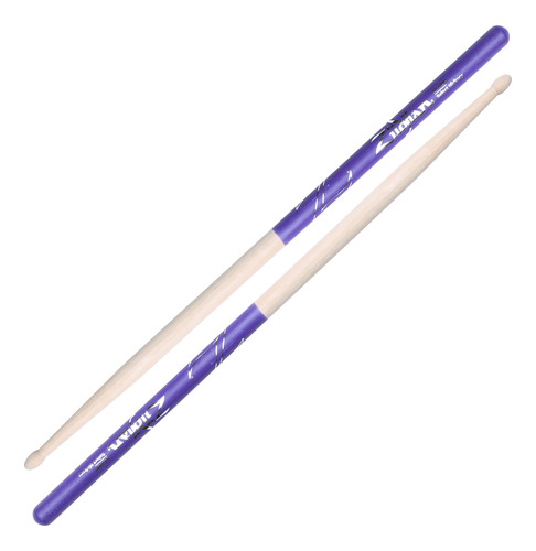 Zildjian 5 Un Morado De Madera Dip Baquetas