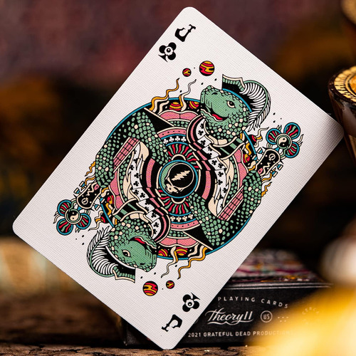 Teoria11 Grateful Dead Baraja De Cartas Premium Con Ic...
