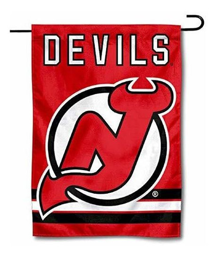 Wincraft New Jersey Devils Doble Cara De La Bandera Del Jard