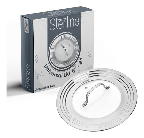 Sterline Tapa Universal Pequena, Se Adapta A Utensilios De C