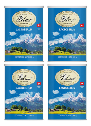 Lebasi Lactoserum Suizo 500 Gr 4 Pack