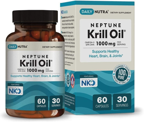 Aceite Krill Dailynutra 1000mg - Unidad a $4665