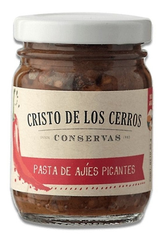 Pasta De Aji Picante Cristo De Los Cerros X 90 G Apto Vegano