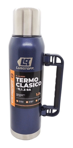 Termo Lusqtoff Acero Inoxidable 1.3 L Con Manija Frio Calor