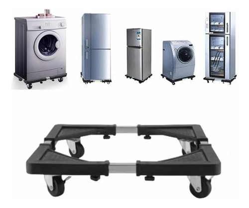 Rack Base Regulable Ajustable Móvil Cocina Lavadora Refri