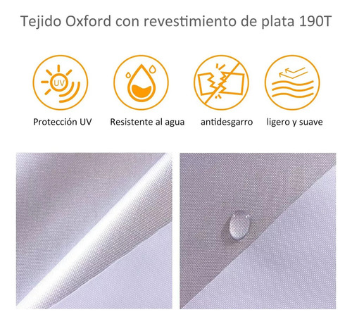 Eh1 Cubierta Funda Protector Impermeable Con Reflectantes