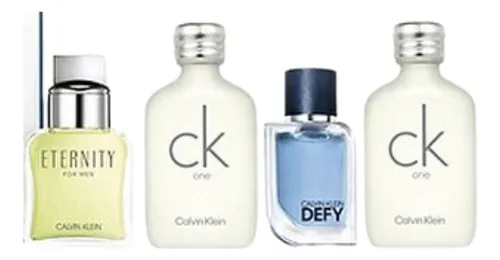 Calvin Klein Set 4 Pcs Ck One + Eternity 10ml Spray