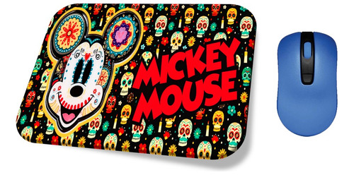 Mouse Pad Mickey Mouse  Halloween Dia De Muertos 5