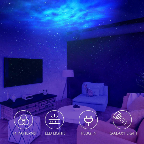 Proyector 2 En 1 Stars Projector Galaxy Projector