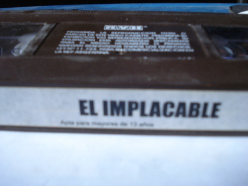 Vhs El Implacable ( Sylvester Stallone)