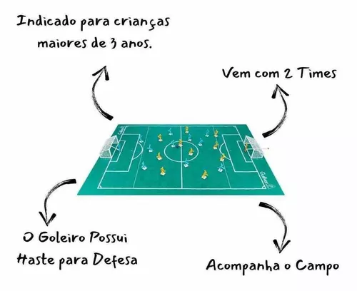 Gulliver jogo futebol club 2 seleções brasil x espanha (1 unidade), Delivery Near You