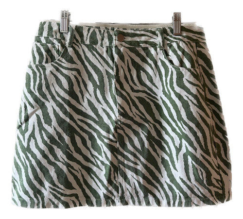 Falda De Jeans Animal Print