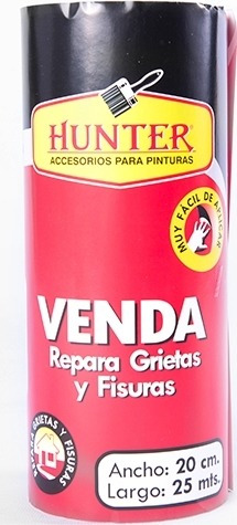 Venda Para Pared Repara Grietas Fisuras Rollo 1x25 Mt Hunter