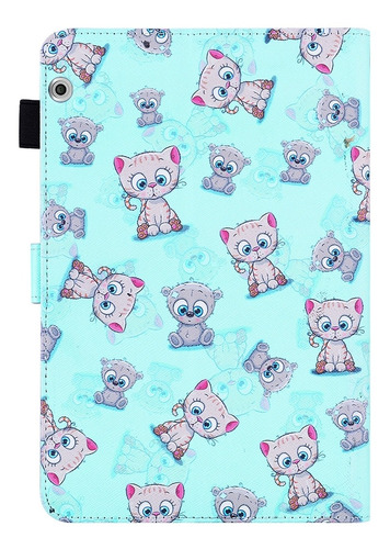 Funda De Piel Con Tapa Para Huawei Mediapad T3 10