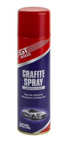 Grafite Spray Lubrificante Gt2000 Fechadura Corrente Correia
