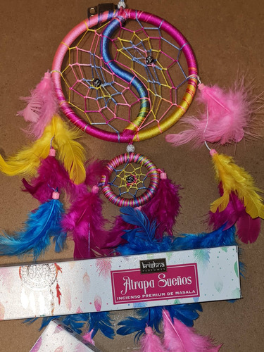 Atrapa Sueños Armonia +2 Cajas De Incienso Atrapa Sueños.