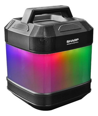 Altavoz Sharp Bluetooth 5.2 - 30w, 360° Sonido, 12 Luces Led