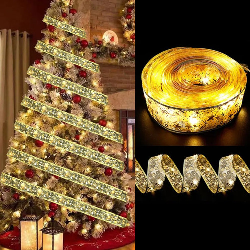 Luces De Hadas Led Con Cinta Para Decoración Navideña,5m