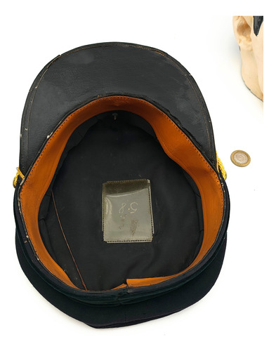 Sombrero Gorra Plato Ejercito Argentino 50s - Militaria (Usado)