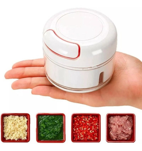 Mini Multiprocessador Triturador Alimentos Manual 2 Lâminas 