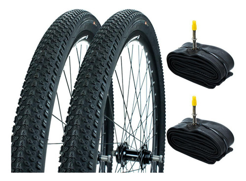 Par de neumáticos para bicicleta, 29 x 2.10, Chaoyang, 2 cámaras, Pirelli Presta, 48 mm