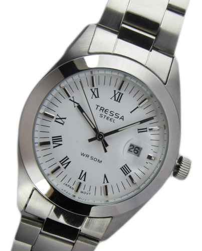 Reloj Hombre Tressa Modelo Frank Acero Wr50 Joyeria Esponda