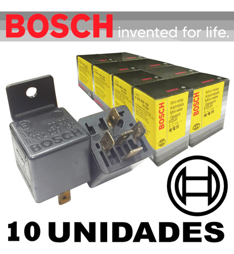 Rele O Relay Bosch 12v 20/30 Amp Marca Bosch ( 10 Unidades )