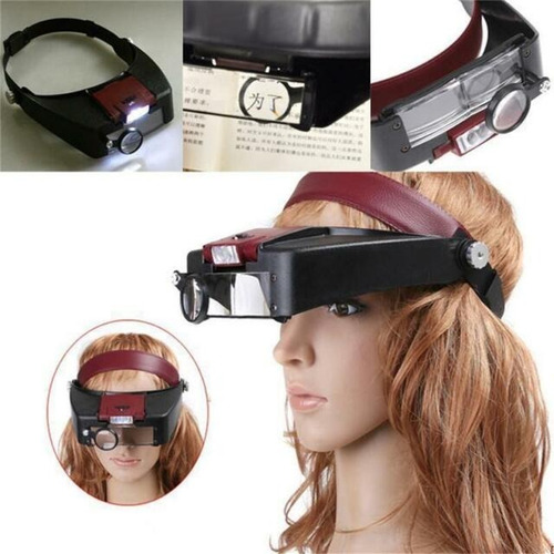 Imagen 3 de 4 de Cintillo Lupa Con Luz Led Profesional / Eshopviña
