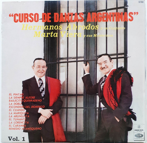 Hermanos Abrodos Y Marta Viera - Curso Danzas Argentinas Lp