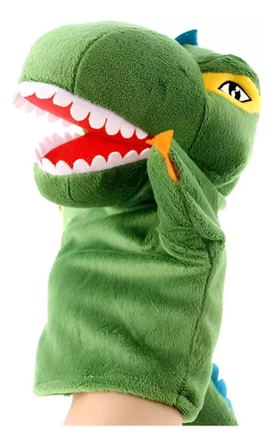 Puppet Puppets Hand Dinosaur Gluve Tecido, PelĂșcia Infantil