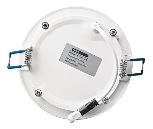 Imagen 3 de 5 de Panel Led Circular Embutido 18w Color 6000k Pack 3 Unidades