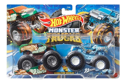 Hot Wheels Monster Trucks Smash Squatsh Com 2 - Mattel