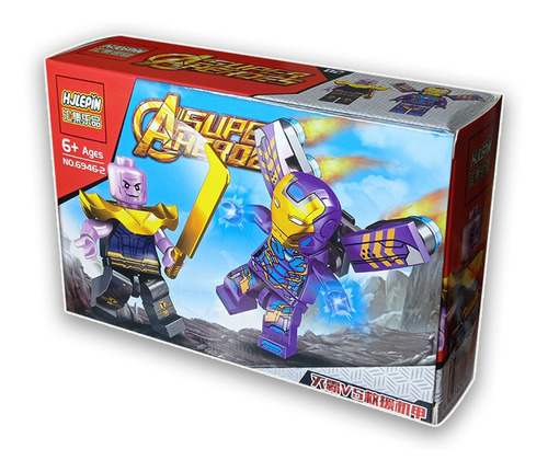 2x Juguete Lego Avengers Super Heroes End Game Thanos Capi