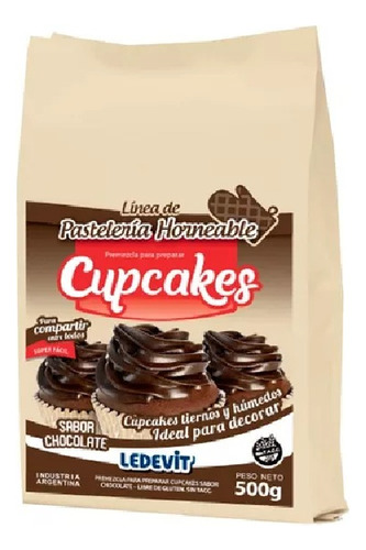 Premezcla Cupcakes Chocolate 500 Gr