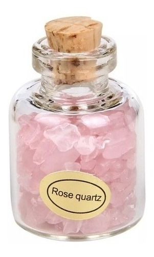  Cuarzo Rosa Mini Botellita