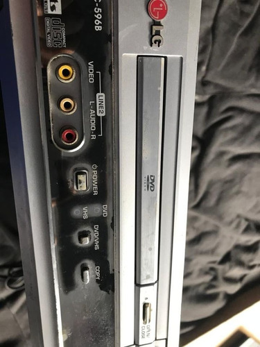 Imagem 5 de 6 de Gravador Vhs Para Dvd LG Sem Controle