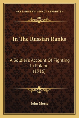 Libro In The Russian Ranks: A Soldier's Account Of Fighti...