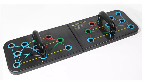 Soporte Lagartija Portátil Para Ejercicios Casa Crossfit Color Negro
