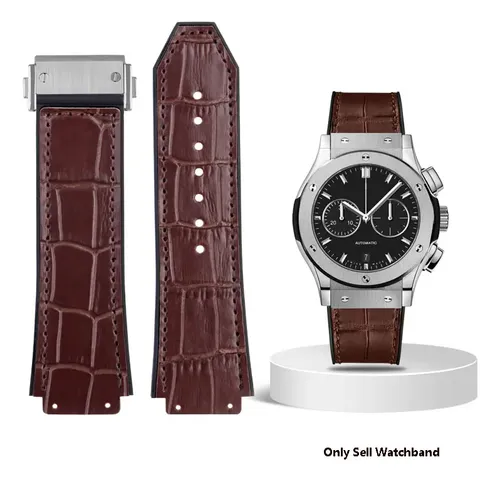 Pulseira De Silicone Para Hublot Big Bang 24*17mm Dfgf Xn