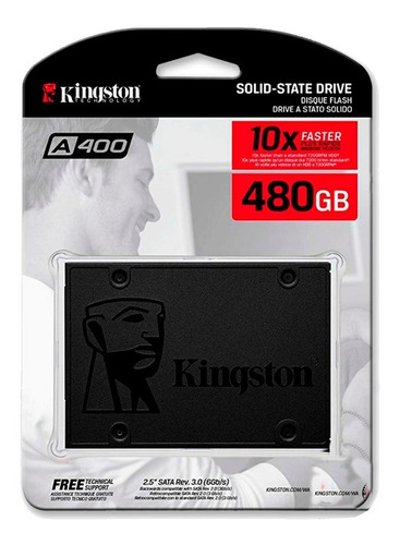 480gb Unidad De Estado Solido A400 Ssd Kingston Disco Duro