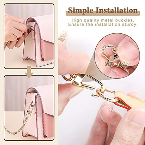 Cadena Dorada De 4 Piezas De 40 Cm Para Bolsos Fashion Chain