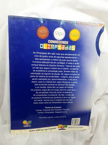 Livro Conhecendo Olimpíadas - Fatos Interessantes Sobre Os Jogos Olímpicos - Todolivro Editora (Usado)