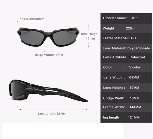 Gafas De Sol Dohohdo Para Hombres Deportivas
