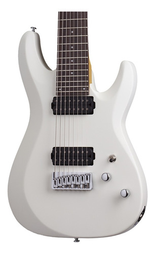 Schecter C-8 Deluxe Swt Guitarra Eléctrica 8 Cuerdas Blanca