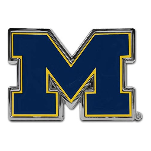 Emblema De Metal De Universidad De Míchigan Wolverines...