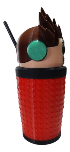 Vaso Roblox 300 Ml - Impresion 3d Roblox Rojo